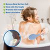 zxbaers 2PCS Shower Brush with Long Handle, Soft Non-Slip Bath Brushes, Back Scrubber for Shower,Suitable for Men and Women