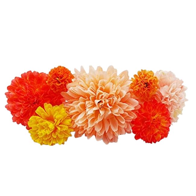 ORANGE Ping Pong Mom Collection, 7 Piece Set, Hair Ornament, Corsage, Women's, Children