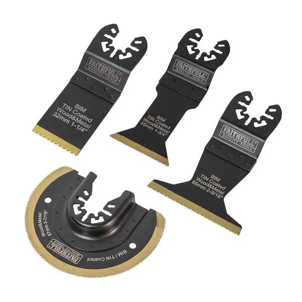 Multi-Function Titanium Blade Set 4 Piece