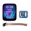 Waveshare 1.69inch Round LCD， Compatible with Raspberry Pi 5, Display Module with Touch Panel, Micro LCD Display, 240×280 Resolution, IPS, SPI and I2C Communication, 262K Display Color
