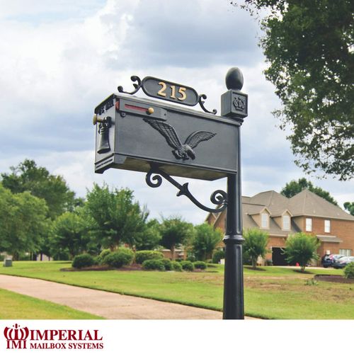 Imperial Mailbox Systems Brass Knob for Mailbox Door