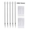Heienngy 18G Piercing Needles Surgical Stainless Steel Body Jewelry Needles 18 Gauge Piercing Kit Hoop Earrings Stud Rook Daith Snug Conch Lobe Forward Helix Earrings Piercing Jewelry Needles