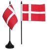 Flaggenfritze® Tischflagge Dänemark 10x15 cm