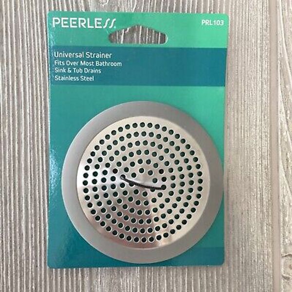 3.5" Round Drain STRAINER Sink Kitchen 3 1/2" Metal Grate Cover PEERLESS PRL103