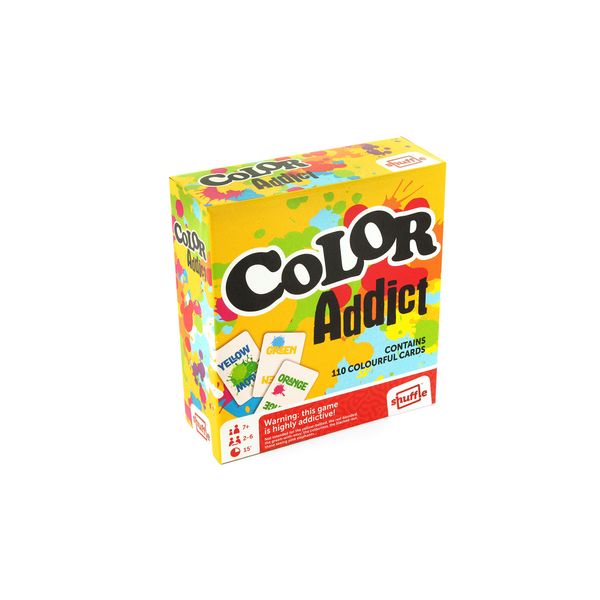 Color Addict Card Game - 110 Colourful Cards, For 2-6 Players, Great Gift For Kids Ages 7+