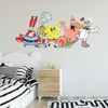 Spongebob Wall Sticker - Group Smiling Decal Wall Art (60cm Width x 25cm Height)