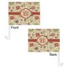 Personalized Fall Flowers Car Flag - Small w/Monogram