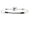 Rubber Tarp Straps 21" with S Hooks (Set of 2)