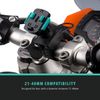 Ultimateaddons Motorcycle Handlebar Swivel Helix Strap with Ball Attachment