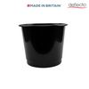 Deflecto CP025YTBLK 14 Litre Plastic Waste Bin - Black