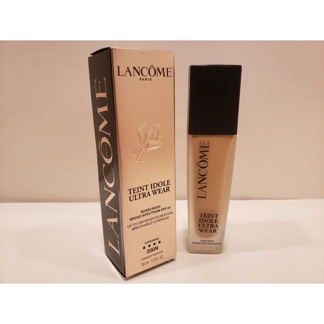 Lancome Teint Idole Ultra Wear Long Wear Foundation BS SPF 25 #200N 1 Fl Oz