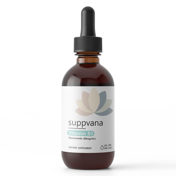 Vitamin B3 Niacin Liquid | Niacinamide • 80mg • 60 Servings