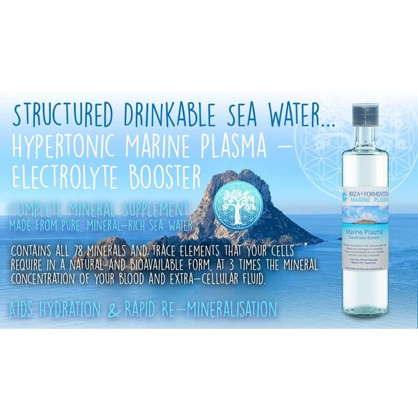 Marine Plasma Drinkable Structured Sea Water 750ml/25.4 fl.oz.)
