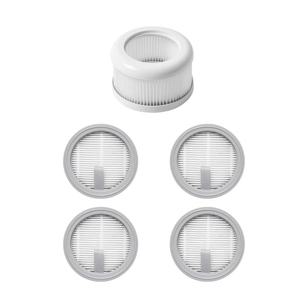 SwitchBot K10 Pro Combo Robot Vacuum Cleaner Hand Filter Accessory Kit Includes 4 Handheld HEPA Filters, 1 Post Filter