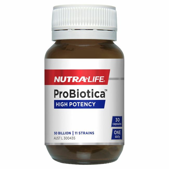 New NUTRALIFE Probiotica High Potency 50 Billion Probiotic 30 Capsules