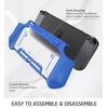 Mumba Dockable Case for Nintendo Switch, [Blade Series] TPU Grip Protective Cover Case Compatible with Nintendo Switch Console and Joy-Con Controller (Navy)