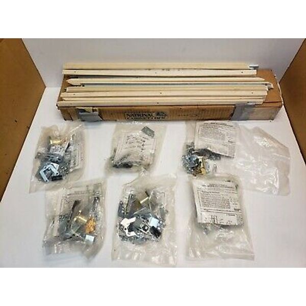 Lot 6 sets CompX Lateral File Cabinet Locking System Keyed Brass D8952-C415A-3