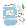 3D Groovy TV Christmas Scene Craft Kit, Makes 12