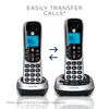 Motorola cd4012 digital cordless telephone with answering machine, 2 handsets