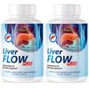Liver Flow Plus- Liver Support- 2 Bottles- 120 Capsules