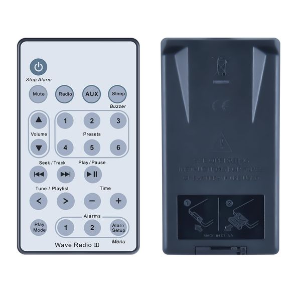 PZL New Replacement Remote Control for Bose Wave Radio III (White)