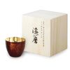 Asahi SCW-GK502 Lacquer Polish Double Layer Guinomi Red Lacquer Flow