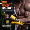 HPYGN Exercise Handles, D Handle Cable Attachment, Grip Attachments for Cable Machine Pulleys, Resistance Bands Strength Trainers, Pull Down Exercise Accessories, Home Gym Exercise Machine Attachments