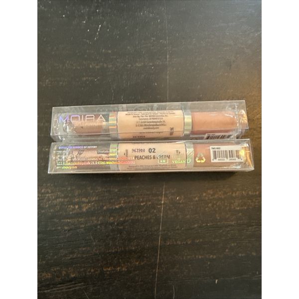 Moira Total Match Duo EyeShadow PEACHES & CREAM 2 Pack!