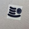 Black Replacement 0.6MM Mouse Feet Skate Mouse Sticker Pad for Logitech