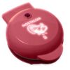 Nostalgia MyMini electric turkey waffle maker cranberry