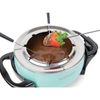 Nostalgia 12 Cup Electric Fondue Pot Set with Adjustable Temperature Control