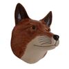 Quail Ceramics Fox Head Wall Vase