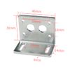 CHANCS 370WG DC Worm Geared Drive Motor Bracket Horizontal Fixing Frame for Motor Holder