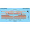 Orange Semi Stripe Graphic 1:64 Scale