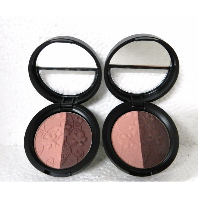 2X LOT LAURA GELLER BAKED IMPRESSIONS MATTE EYE SHADOW FINE WINES PINK BURGUNDY