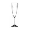 We Can Source It Ltd - Clear Polycarbonate Elite Premium Champ Flute - Virtually Unbreakable - Pack of 1