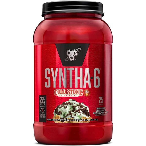 BSN Protein WPI Syntha-6 Whey Powder Cold Stone Creamery - Birthday Cake Remix Flavor Micellar Casein Isolate 25 Servings, [03] Germanchökolätekäke, [01] 25 Servings (1 Pack)