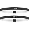 Sport Headbands - 14mm - 2 Pack - Dark Energy Black