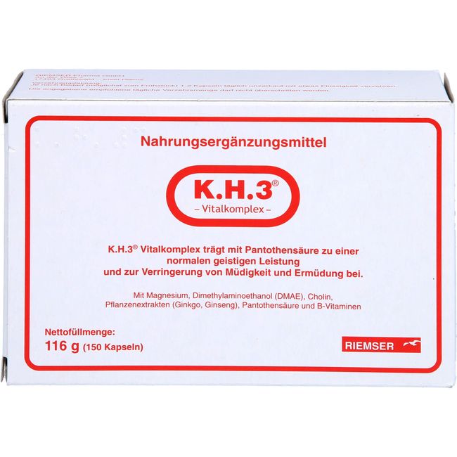 K.H.3 Capsules x 150