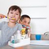 Toothbrush and Toothpaste Holder Bathroom Organizer Countertop Multifunctional