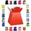 Glossy Vibrant Bouquet, Flower Box/Vase - Transportation Display, Presentation Boxes (1, Red)