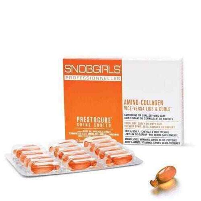 Snobgirls Orange Amino-Collagen Vice-versa Liss & curls(15 caps)