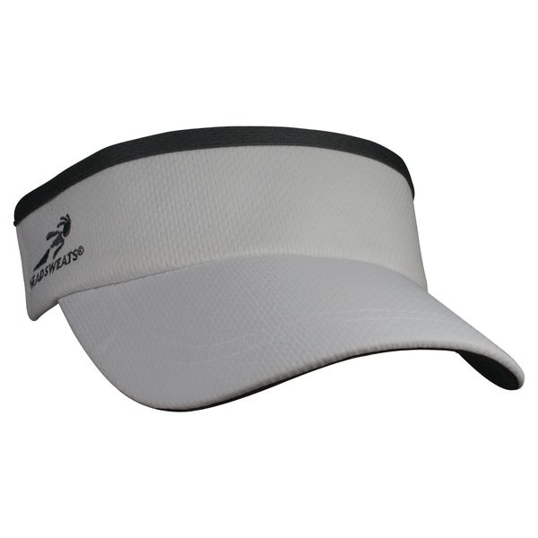 Headsweats Supervisor Sun/Race/Running/Outdoor Sports Visor, Grey, One Size