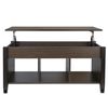 Tabletop Table Lift Top Coffee Table with Hidden Storage Compartment Shelf