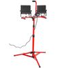 Dual-head Led Work Light 20000 Lumen Led Work Light with Tripod 27.6-68.1"