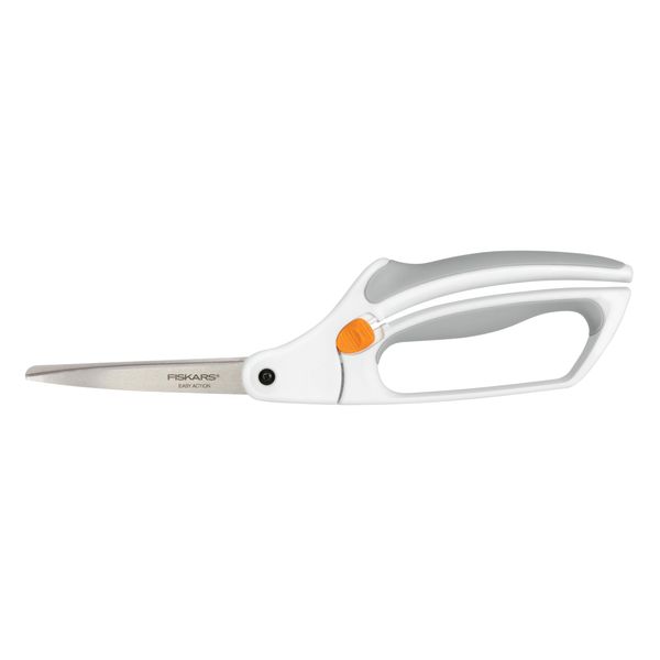 Fiskars Softgrip All-Purpose Scissors, Stainless Steel, White/Orange, 26 cm