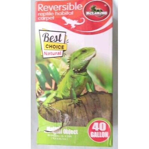 Reptile Carpet, 36 * 18in Pet Terrarium Liner,Reptiles Cage Mat * Damaged Box *