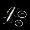 Stainless Steel Through-Hole Sounding Sounds Plug Man Enhancer Dilator with Ring