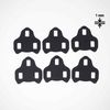 6x Set Cleat SPACER Wedges 1mm for SHIMANO LOOK (stackable) Constant Thickness 3-hole