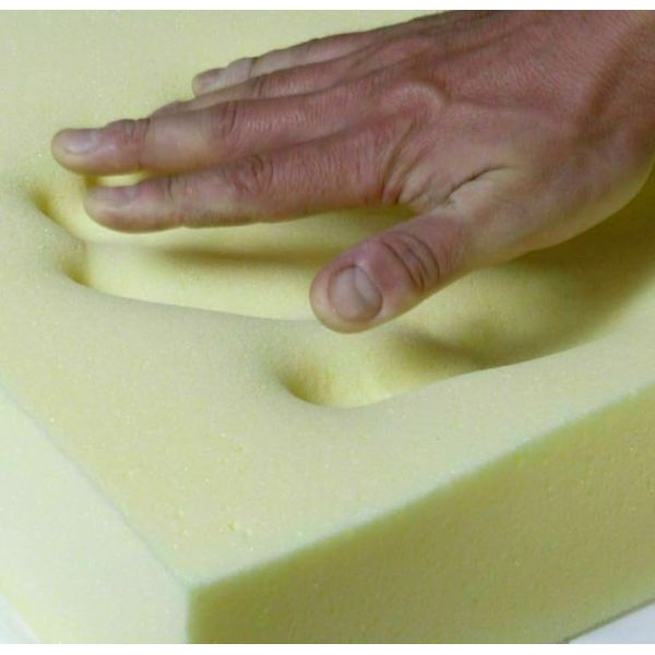 Memory Foam Sheet Low Medium HIGH Density Foam - Cut-to-Size for Your Create Custom Pillows and Seat Cushions (1", 12"x12")